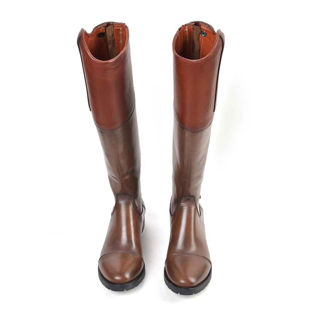 Сапоги для верховой езды HUNTER, классические коричневый двухцветный